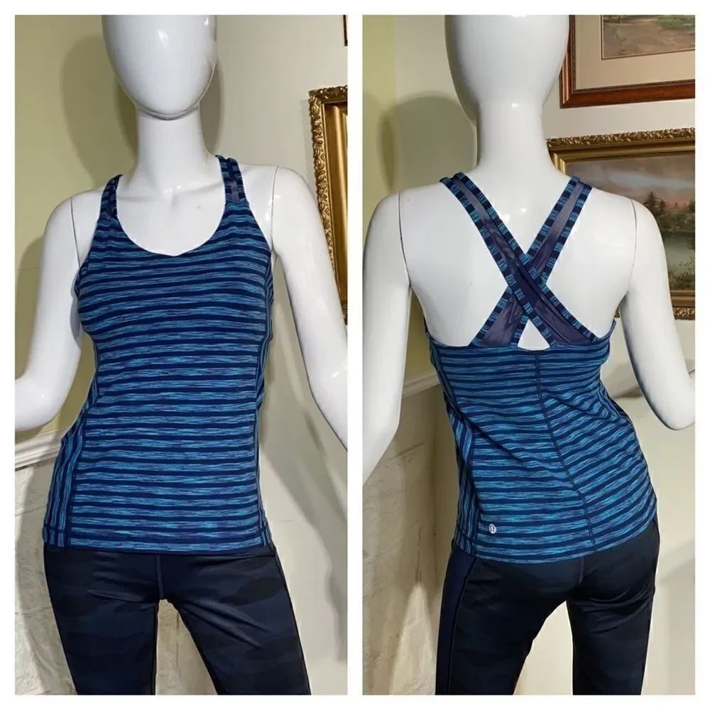 Lululemon Cross Strap Running Fitness Top